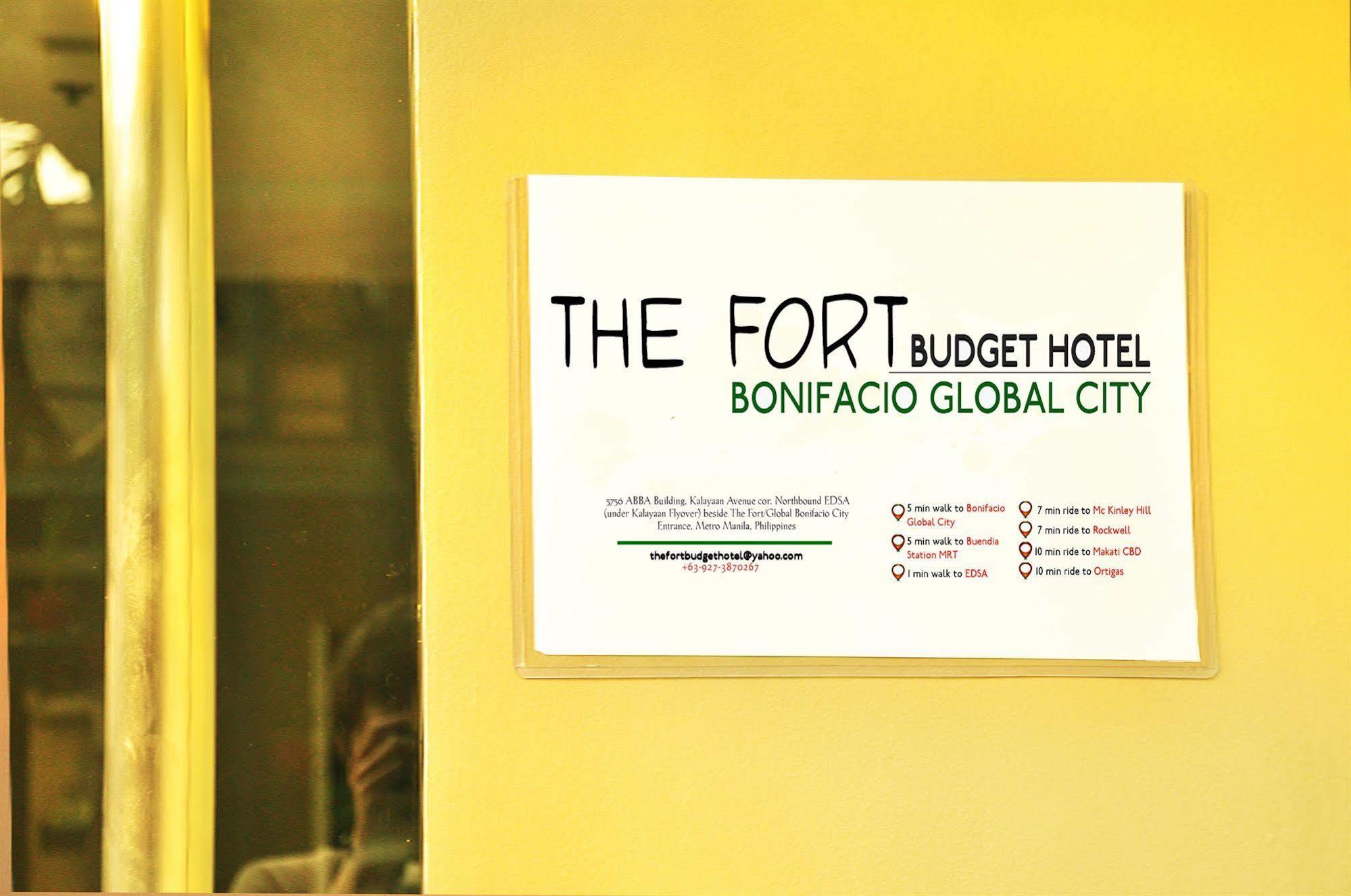 The Fort Budget Hotel- Bonifacio Global City Makati City Exterior foto